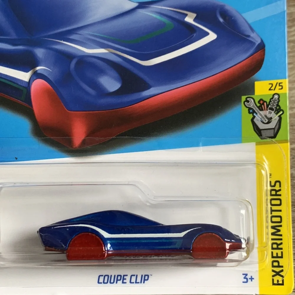 Key Chain Hot Wheels Car Blue Coupe Clip Keychain Fob Hotwheels 🆕 HotWheels